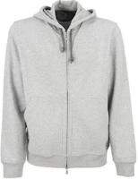 Brunello Cucinelli FW21 Light Gray Double-Zip Hoodie Jacket M0T359069G-C9300 Brunello Cucinelli FW21 Light Gray Double-Zip Hoodie Jacket M0T359069G-C9300