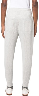 Brunello Cucinelli FW22 淺灰色針織抽繩休閒長褲。 M22704809GCO613 Shop Brunello Cucinelli FW22 淺灰色針織抽繩休閒長褲。 M22704809GCO613