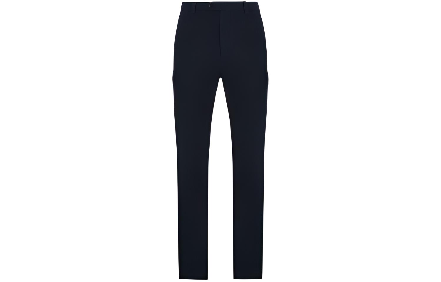 Brunello Cucinelli FW22  Solid Blue Straight-Leg Casual Pants. M252DE1890-C2517