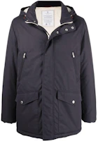 Brunello Cucinelli FW22 Navy Blue Jacket with Detachable Hood Casual Coat MQ4206451-CBG39 Brunello Cucinelli FW22 Navy Blue Jacket with Detachable Hood Casual Coat MQ4206451-CBG39