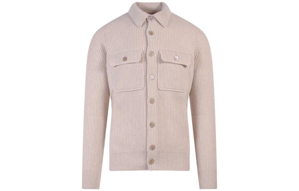 Brunello Cucinelli FW22 Single-Breasted Ribbed Jacket Men’s Light Brown M22704906-CS396