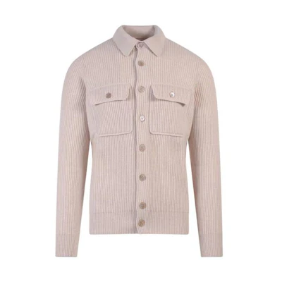 Brunello Cucinelli FW22 Single-Breasted Ribbed Jacket Men’s Light Brown M22704906-CS396
