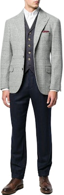 Brunello Cucinelli 2022秋冬男士白色休闲长袖衬衫。 M0UC41716-C159 Lookbook Brunello Cucinelli 2022秋冬男士白色休闲长袖衬衫。 M0UC41716-C159