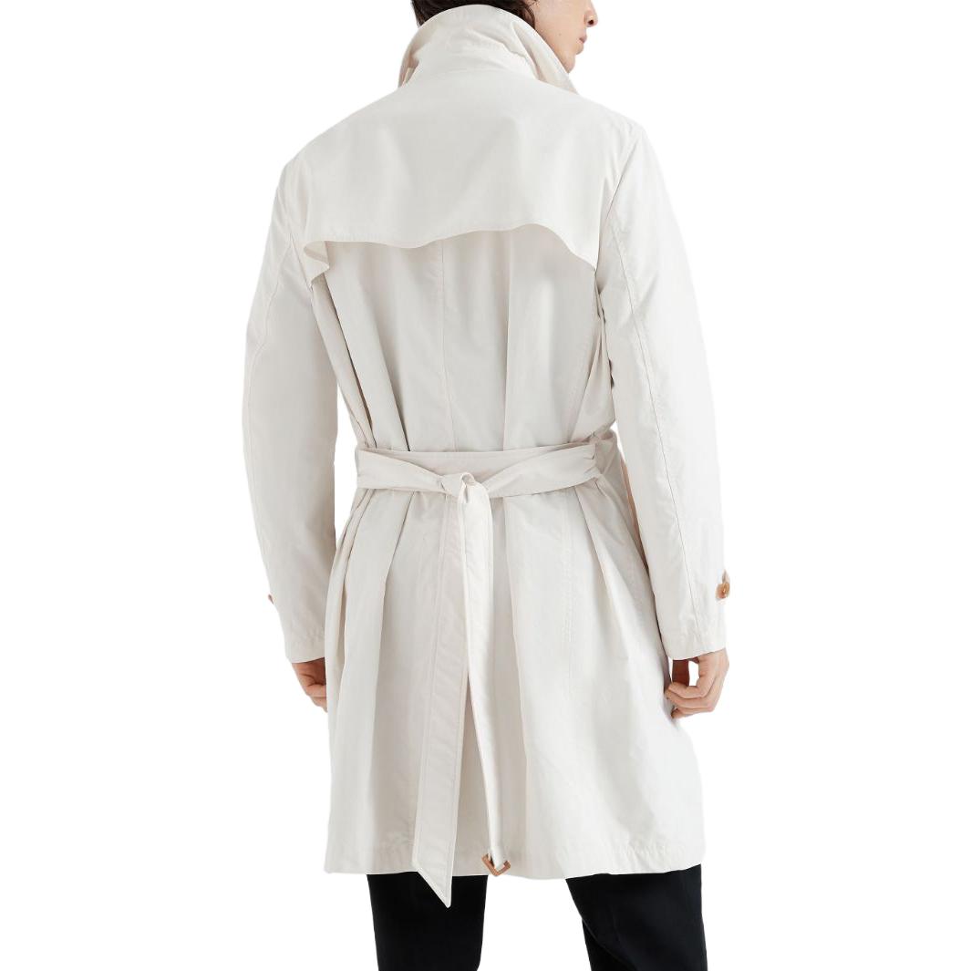 Shop ブルネロクチネリ FW23 ベージュ ダブルブレスト 長袖 トレンチコート MD4796187-C4134