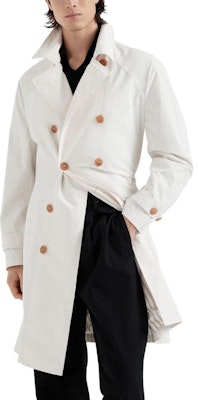 ブルネロクチネリ FW23 ベージュ ダブルブレスト 長袖 トレンチコート MD4796187-C4134 Purchase ブルネロクチネリ FW23 ベージュ ダブルブレスト 長袖 トレンチコート MD4796187-C4134