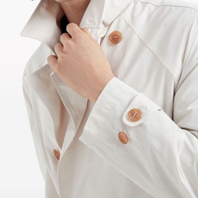 ブルネロクチネリ FW23 ベージュ ダブルブレスト 長袖 トレンチコート MD4796187-C4134 Details for ブルネロクチネリ FW23 ベージュ ダブルブレスト 長袖 トレンチコート MD4796187-C4134