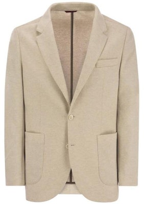Brunello Cucinelli FW23 米色純色休閒單排扣西裝外套 ML8968J01-C042 Buy Brunello Cucinelli FW23 米色純色休閒單排扣西裝外套 ML8968J01-C042