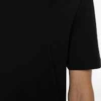 Details for Brunello Cucinelli FW23 黑色純色V領寬鬆短袖T恤 M0B131344-C101