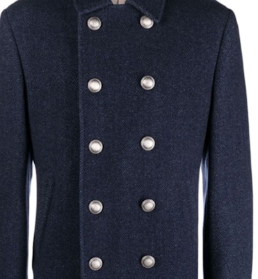 Brunello Cucinelli FW23 Mantel Kasual Double-Breasted Biru. MY4407008D-C007 Purchase Brunello Cucinelli FW23 Mantel Kasual Double-Breasted Biru. MY4407008D-C007