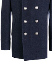 Details for Brunello Cucinelli FW23 藍色雙排扣休閒大衣. MY4407008D-C007