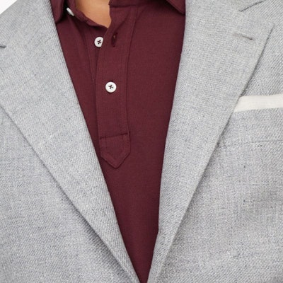 Brunello Cucinelli FW23 灰色單排扣長袖西裝外套 MW4827BTD-C1001 Details for Brunello Cucinelli FW23 灰色單排扣長袖西裝外套 MW4827BTD-C1001