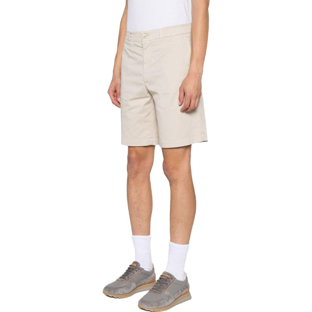 Purchase Brunello Cucinelli FW23 褶皺直筒短褲 淺米色休閒款式。 M289LU0010-C6233