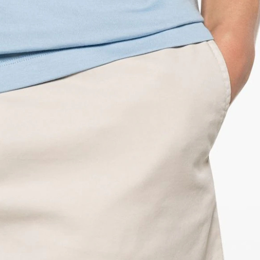 Details for Brunello Cucinelli FW23 褶皺直筒短褲 淺米色休閒款式。 M289LU0010-C6233