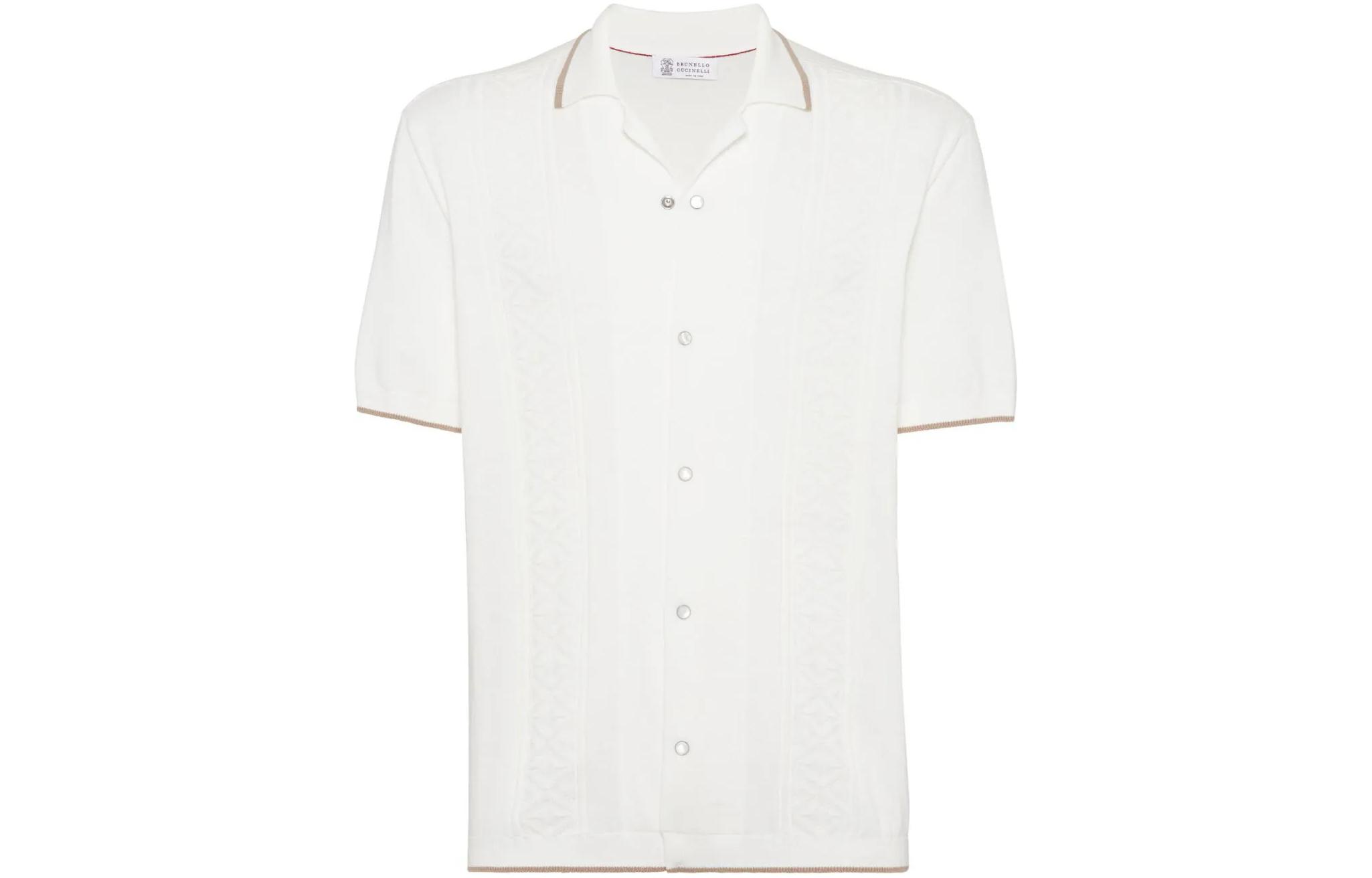 Details for 布内洛·库奇内利 FW23 拼接印花短袖POLO衫 M29202605-CNH72