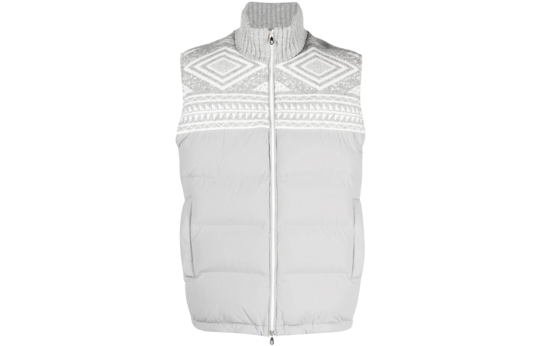 Brunello Cucinelli FW23  Quilted Pattern Zipper Casual Vest MM4031943-CRK52
