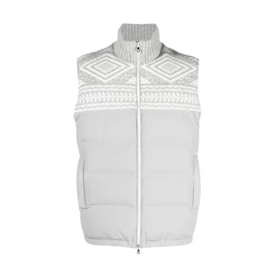 Brunello Cucinelli FW23 Quilted Pattern Zipper Casual Vest MM4031943-CRK52
