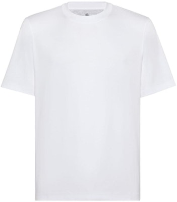 Brunello Cucinelli FW23 Kaos Oblong Kasual Warna Polos Crew Neck. M0B131308-C6159 Order Brunello Cucinelli FW23 Kaos Oblong Kasual Warna Polos Crew Neck. M0B131308-C6159