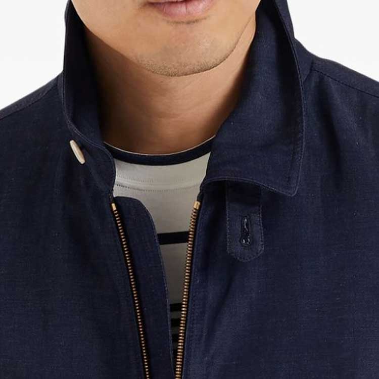 Sizing Brunello Cucinelli FW23 雙拉鍊藍色休閒外套 MB4046205-C189