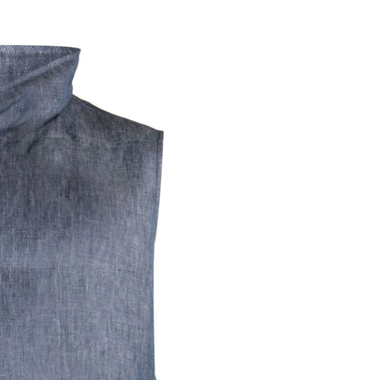 Sizing 布鲁内罗·库奇内利FW23深蓝色羽绒马甲无袖休闲夹克。 MS4981852-CJM90