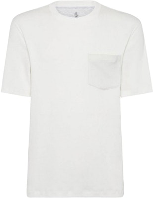 Brunello Cucinelli FW23 白色純色圓領短袖T恤 MW8397197-C1010 Buy Brunello Cucinelli FW23 白色純色圓領短袖T恤 MW8397197-C1010