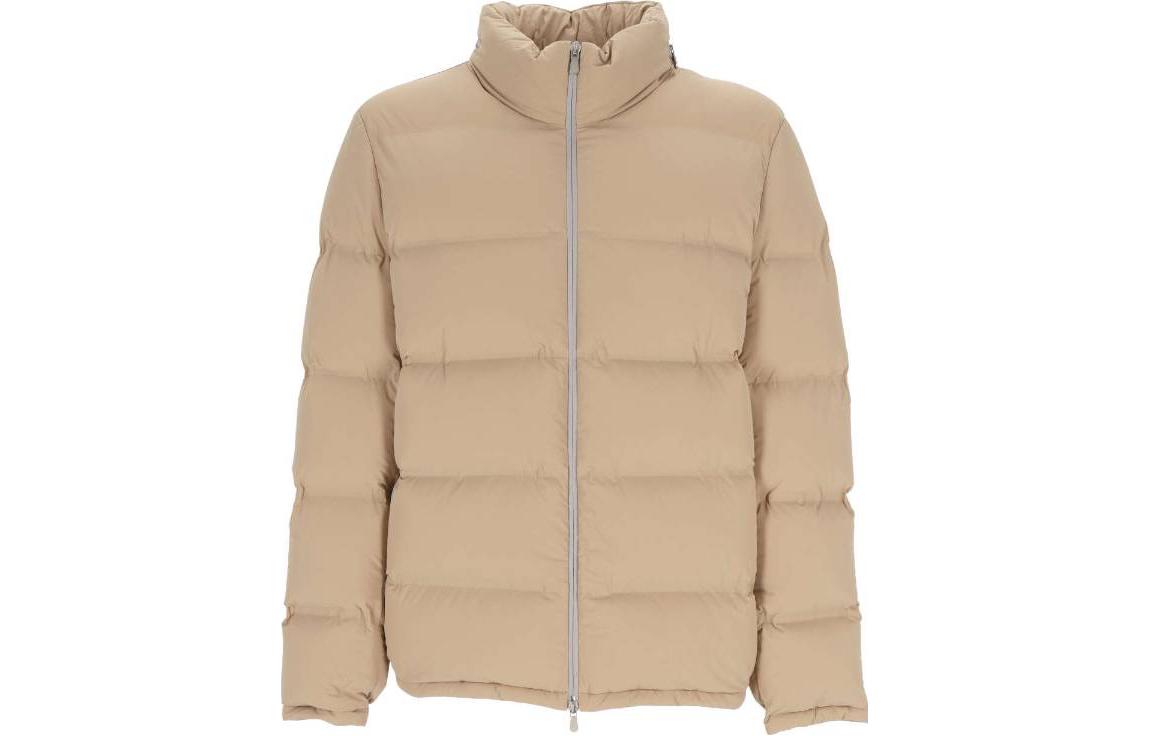 Brunello Cucinelli FW23 Brown Solid Stand Collar Long Sleeve Jacket MM4031941CLU62