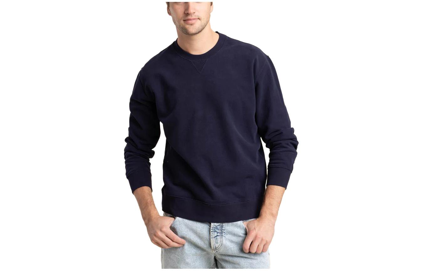 Brunello Cucinelli FW23 Crewneck Solid Color Slim Fit Long Sleeve Sweatshirt MTU143430C101