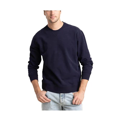 Brunello Cucinelli FW23 Crewneck Solid Color Slim Fit Long Sleeve Sweatshirt MTU143430C101