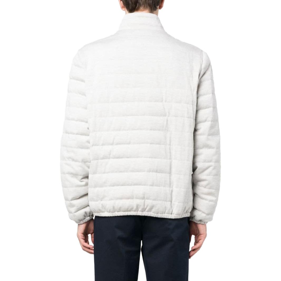 Brunello Cucinelli FW23 Off-White Down Jacket with Zip Closure MJ802P306-CPK29 圖 4