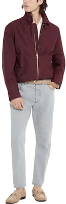 Brunello Cucinelli FW23 Celana Jeans Pria Patch Tapered Zipper Solid M242PX1290-C8384 Lookbook Brunello Cucinelli FW23 Celana Jeans Pria Patch Tapered Zipper Solid M242PX1290-C8384