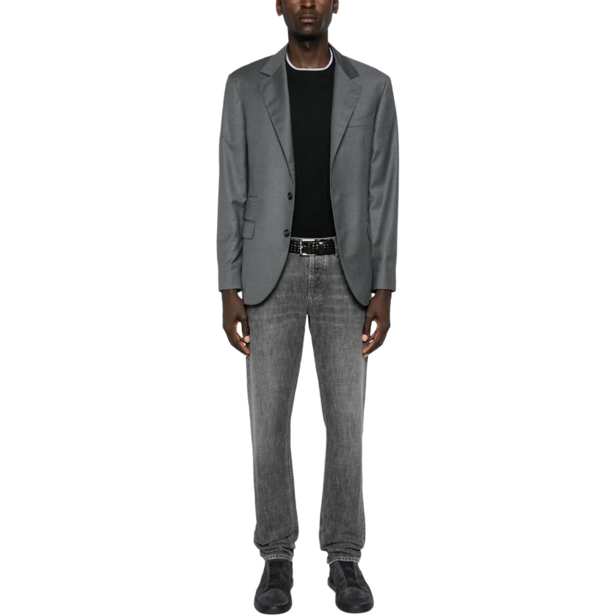 Purchase Brunello Cucinelli FW24 黑色純色圓領短袖上衣T恤 M0B137427-CGB88