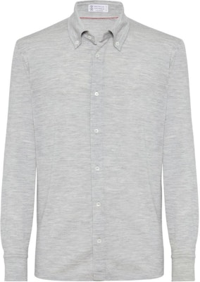 ブルネロ クチネリ FW24 ライトグレー 長袖 ボタンアップ シャツ. M24805005-C072 Buy ブルネロ クチネリ FW24 ライトグレー 長袖 ボタンアップ シャツ. M24805005-C072