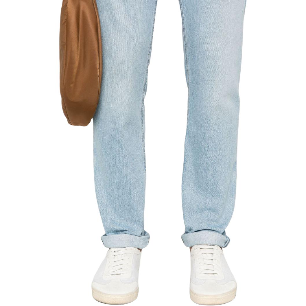 Details for Brunello Cucinelli FW24 水洗徽章窄版牛仔褲 男 淺藍色 M241PO1090-C1469