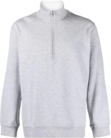 Brunello Cucinelli Gray Half-Zip Pullover Long-Sleeve Sweatshirt MTU143465-C048 Brunello Cucinelli Gray Half-Zip Pullover Long-Sleeve Sweatshirt MTU143465-C048