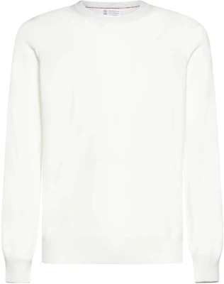 Brunello Cucinelli 象牙白圓領休閒長袖上衣 M2200100C0312 Buy Brunello Cucinelli 象牙白圓領休閒長袖上衣 M2200100C0312