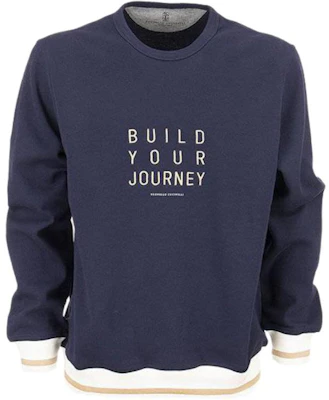 Brunello Cucinelli Letter Print Pullover Sweatshirt Navy Blue M0T359220GC-DW11 Buy Brunello Cucinelli Letter Print Pullover Sweatshirt Navy Blue M0T359220GC-DW11