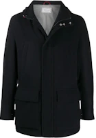 Brunello Cucinelli Long-Sleeve Hooded Jacket Deep Blue MT4976416-CL209 Brunello Cucinelli Long-Sleeve Hooded Jacket Deep Blue MT4976416-CL209