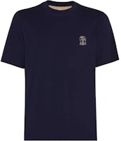 Brunello Cucinelli Men’s Casual Crewneck Short Sleeve T-Shirt Blue M0B137445G-CFY48 Brunello Cucinelli Men’s Casual Crewneck Short Sleeve T-Shirt Blue M0B137445G-CFY48