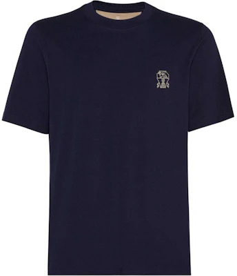 Camiseta Casual Azul de Manga Corta y Cuello Redondo para Hombre Brunello Cucinelli M0B137445G-CFY48 Order Camiseta Casual Azul de Manga Corta y Cuello Redondo para Hombre Brunello Cucinelli M0B137445G-CFY48