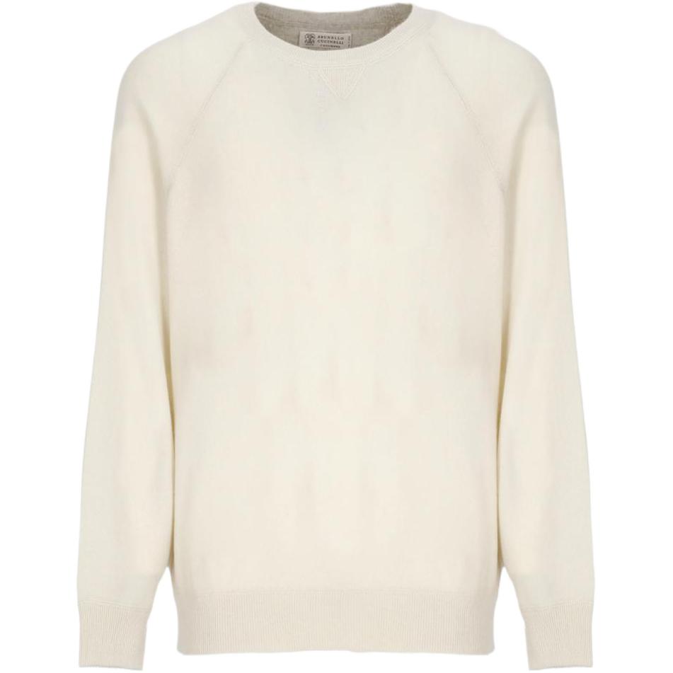 Brunello Cucinelli Relaxed Fit Crewneck Solid Pullover Sweatshirt M3609218-CYH13