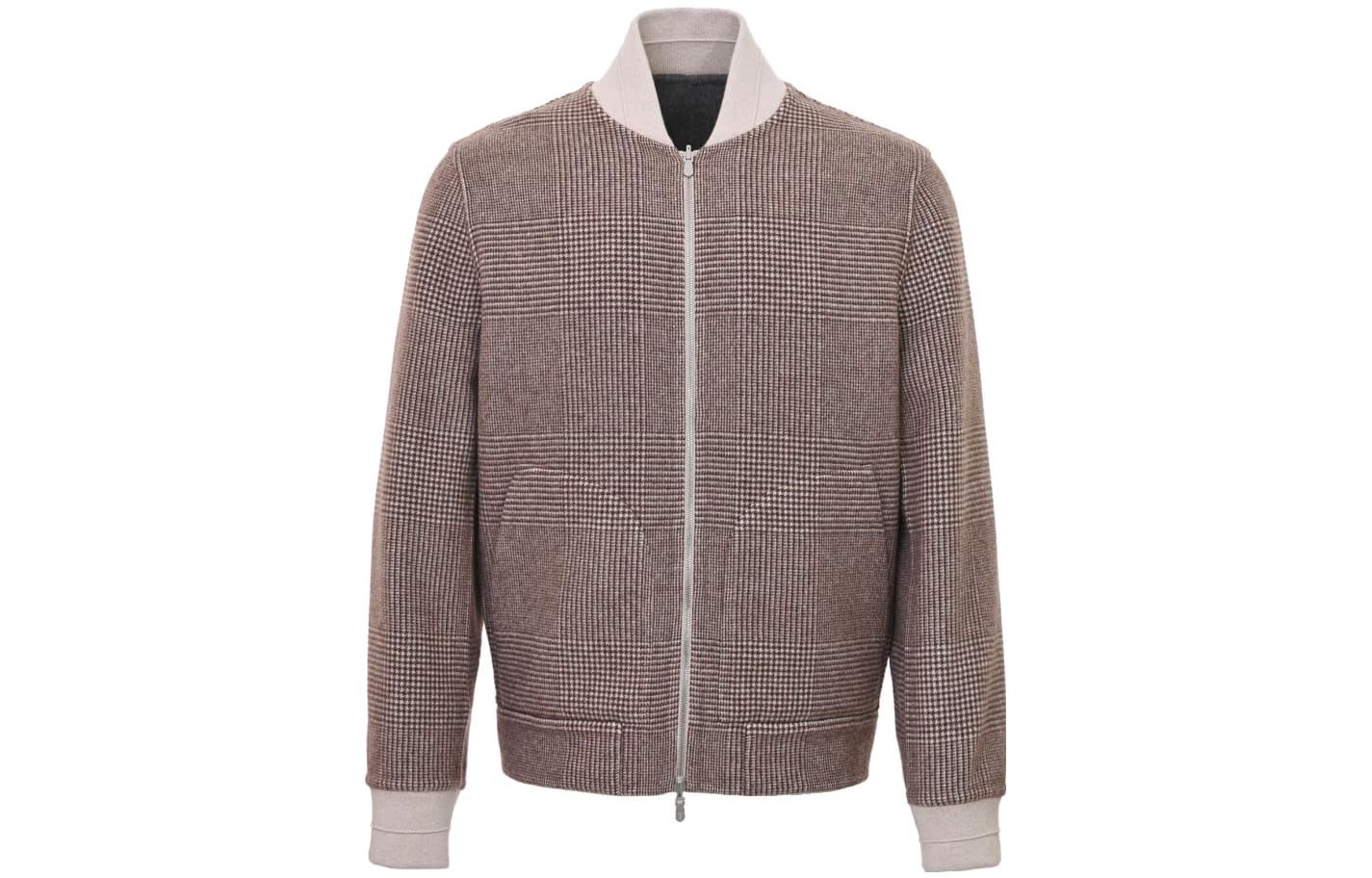 Brunello Cucinelli Reversible Casual Zip-Up Jacket Brown MQ4399933TQ439-CPD36