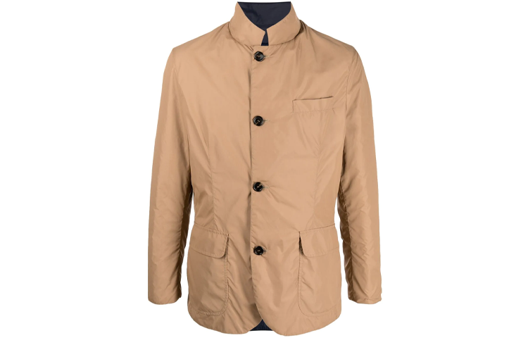 Brunello Cucinelli Reversible Solid Jacket Brown MW4386493-CL053