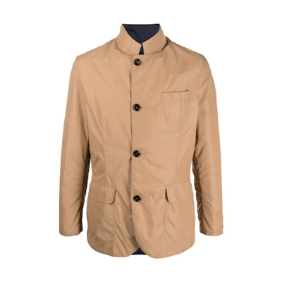 Brunello Cucinelli Reversible Solid Jacket Brown MW4386493-CL053