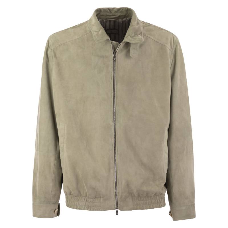 Brunello Cucinelli Slim Fit Solid Beige Long Sleeve Jacket M0PCL1989P-C9598