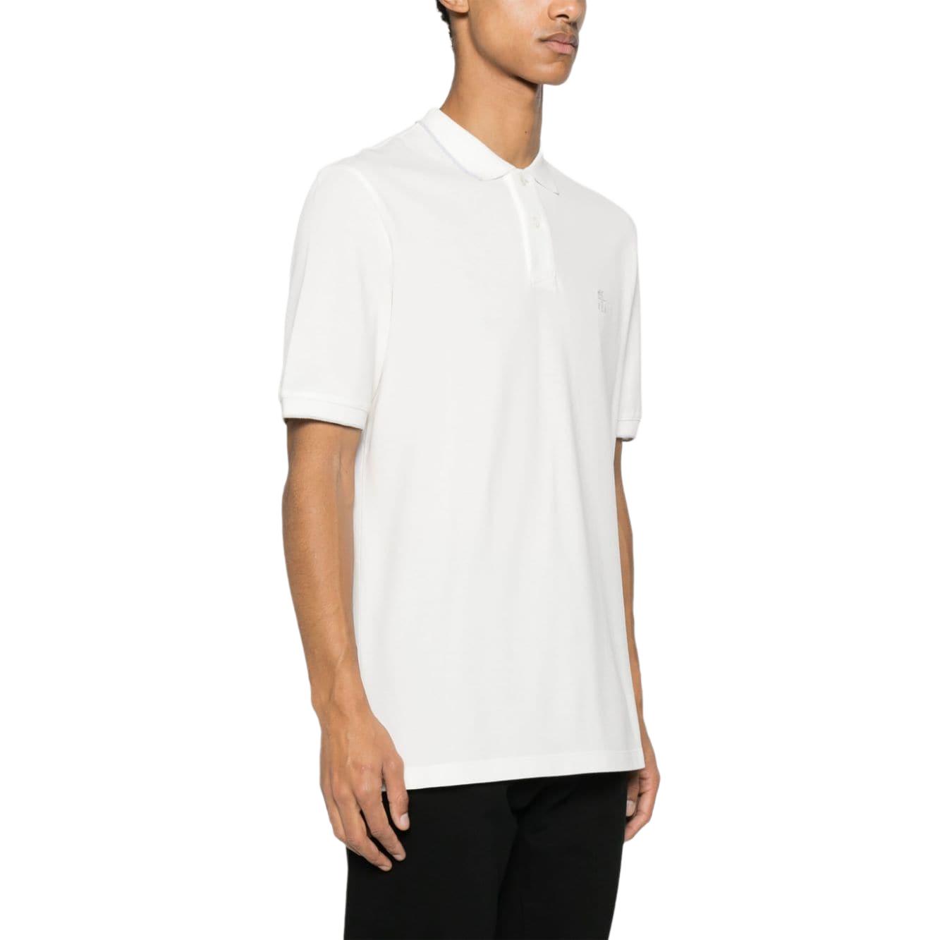 Purchase Brunello Cucinelli 男士純色修身短袖Polo衫 白色 ME8549779G-CC984