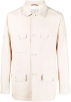 Brunello Cucinelli Solid Color Long Sleeve Button-Up Jacket for Men MW4946874-CCU55 Brunello Cucinelli Solid Color Long Sleeve Button-Up Jacket for Men MW4946874-CCU55