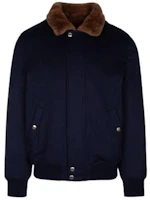 Brunello Cucinelli Solid Color Zip-Up Jacket Blue MQ4566887-CMS46 Brunello Cucinelli Solid Color Zip-Up Jacket Blue MQ4566887-CMS46