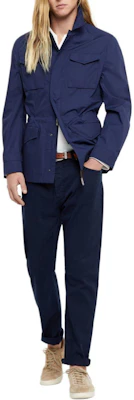 Jaket Berkancing Dua Brunello Cucinelli Hitam Malam MB4036189-C418 Lookbook Jaket Berkancing Dua Brunello Cucinelli Hitam Malam MB4036189-C418