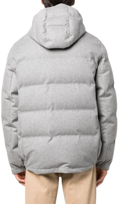 布内洛·库奇内利纯灰色拉链连帽夹克 MM4631900-CQF80 Shop 布内洛·库奇内利纯灰色拉链连帽夹克 MM4631900-CQF80