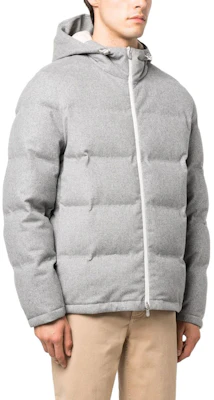 布内洛·库奇内利纯灰色拉链连帽夹克 MM4631900-CQF80 Purchase 布内洛·库奇内利纯灰色拉链连帽夹克 MM4631900-CQF80