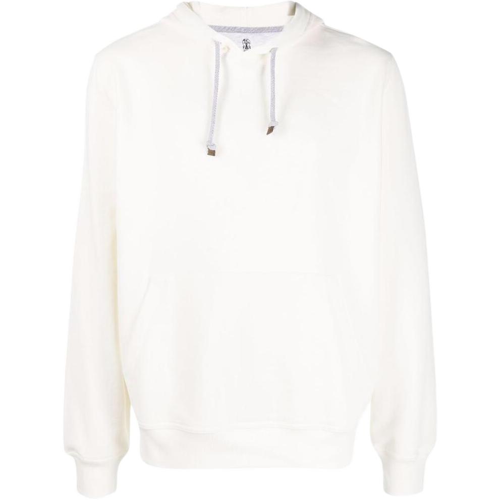 Brunello Cucinelli Solid Long-Sleeve Hoodie MTU149007GC7220